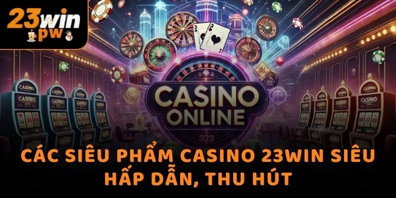 Các siêu phẩm Casino 23WIN siêu hấp dẫn, thu hút