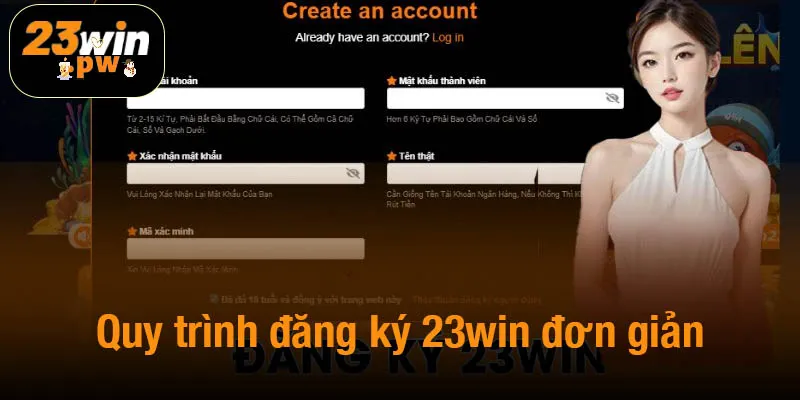 Quy trình đăng ký 23win đơn giản, chi tiết nhất cho cược thủ