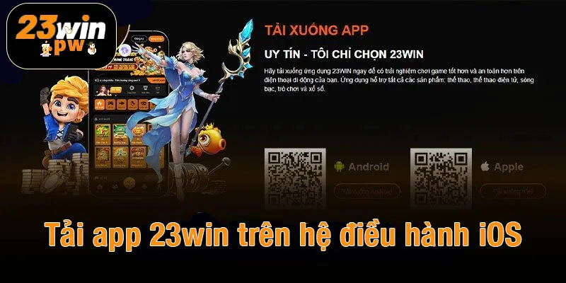 Hướng dẫn tải app 23win trên hệ điều hành iOS